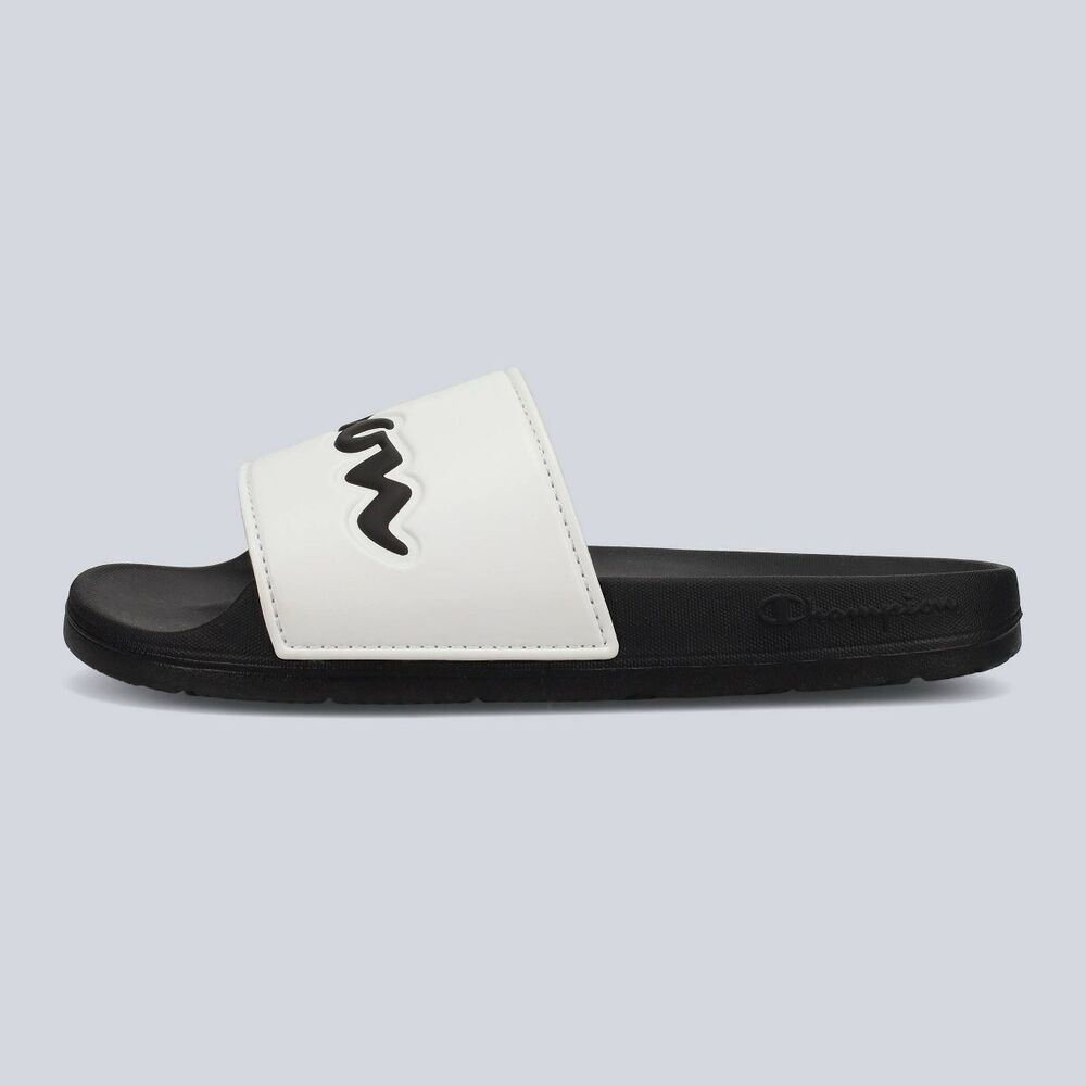 Champion Women's Slide Sandals Size 6 White & Black New - Picture 2 of 11